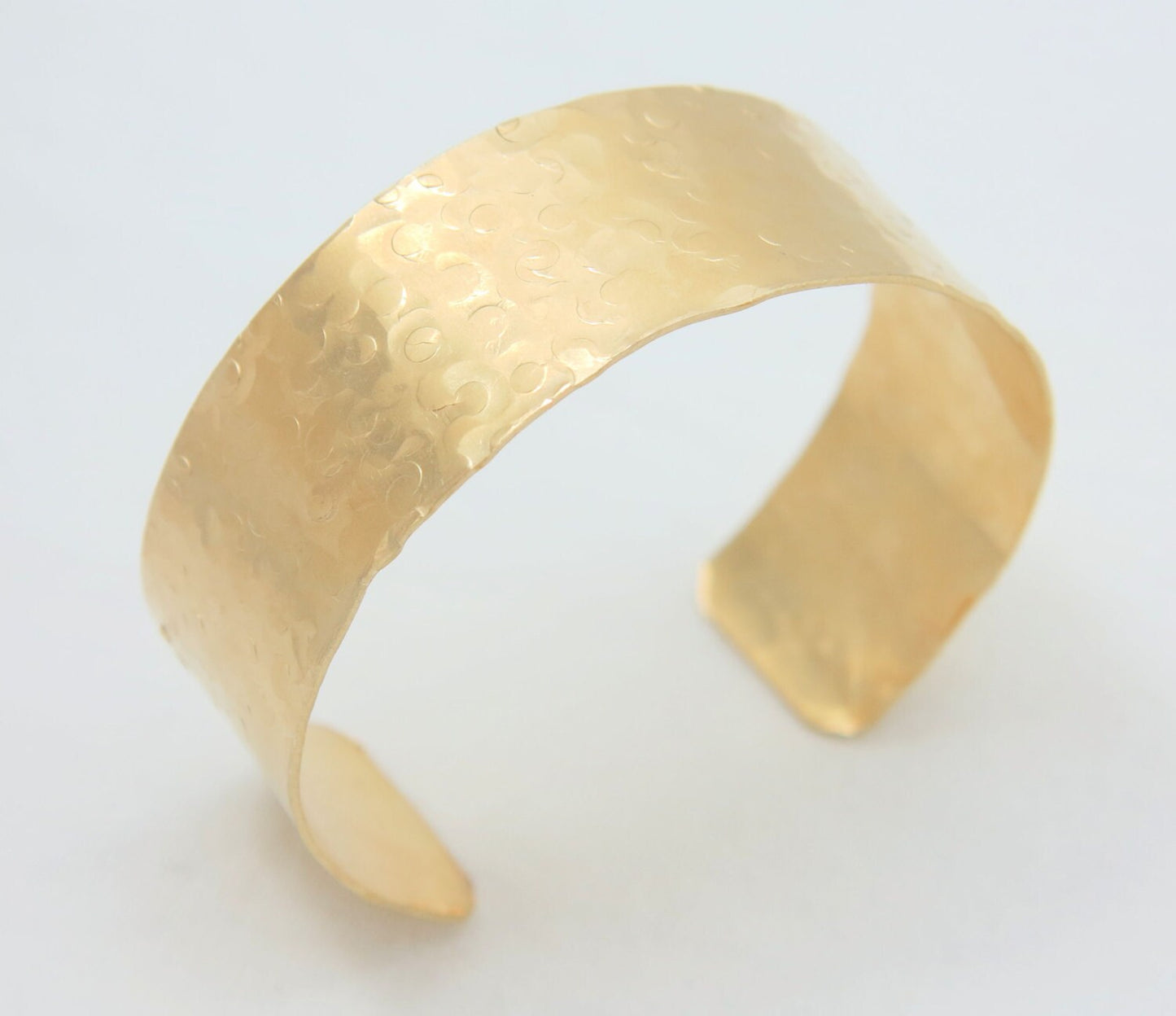14K Gold Bracelet , Wide Cuff Bracelet , Hammered Gold Filled Bracelet , Rustic Cuff Bangle, Champagne Bubbles Bracelet EXPRESS MAIL